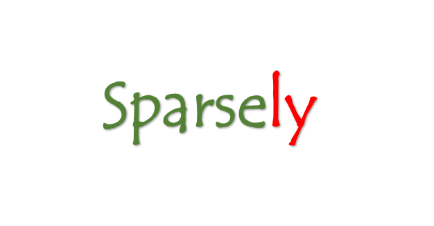 Sparsely splash screen